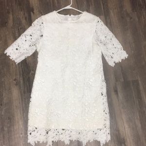 White boutique dress